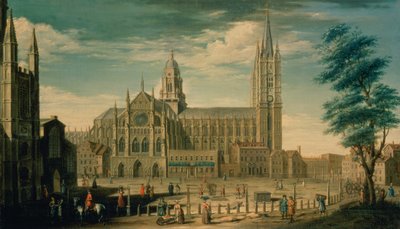 The North Front of Westminster Abbey by William James